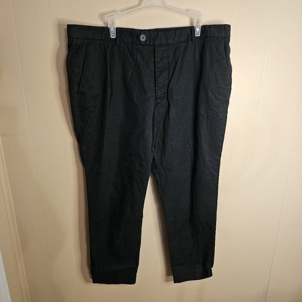 All Saints Kato Cropped Button Fly Chino Trousers